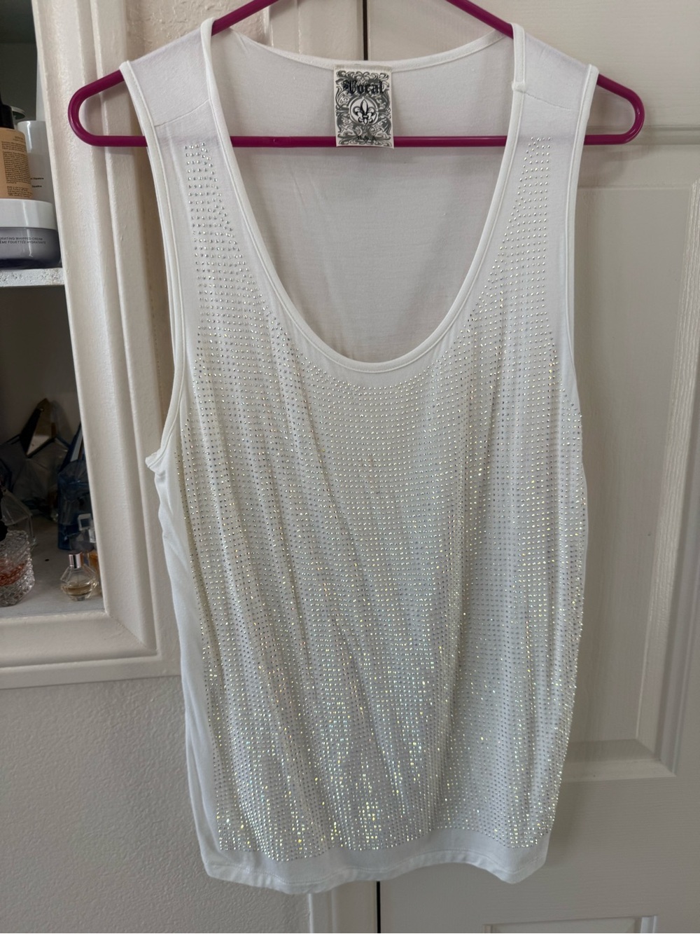 Vocal bling tank top